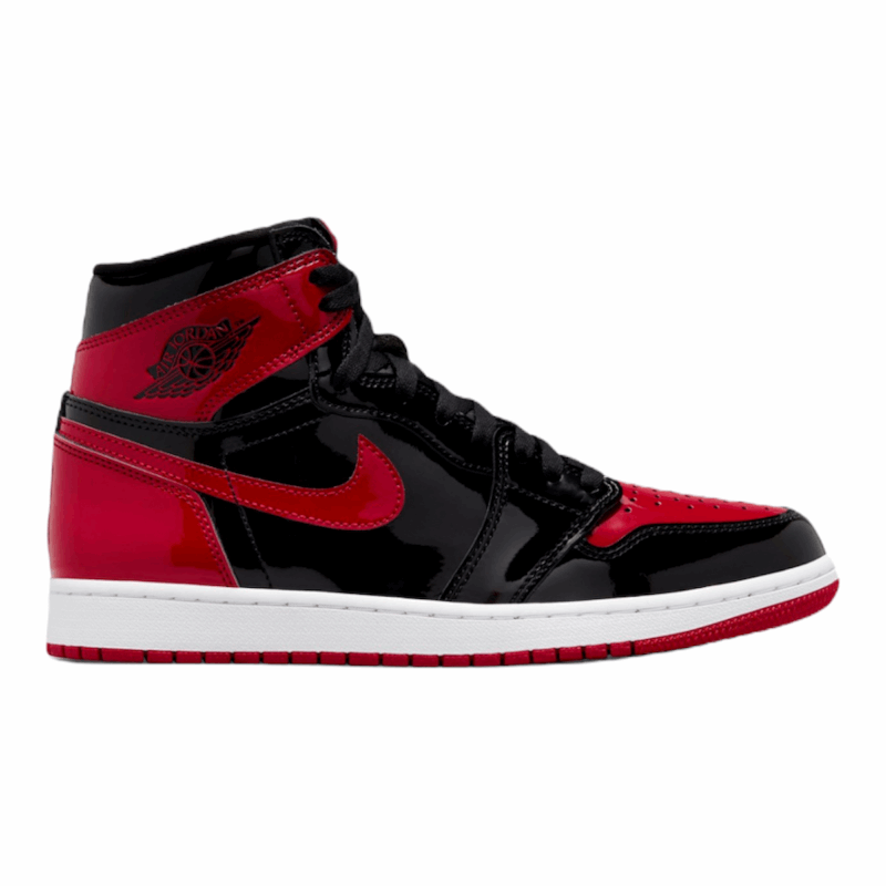 Air Jordan 1 Retro High OG Bred Patent Streetwearart