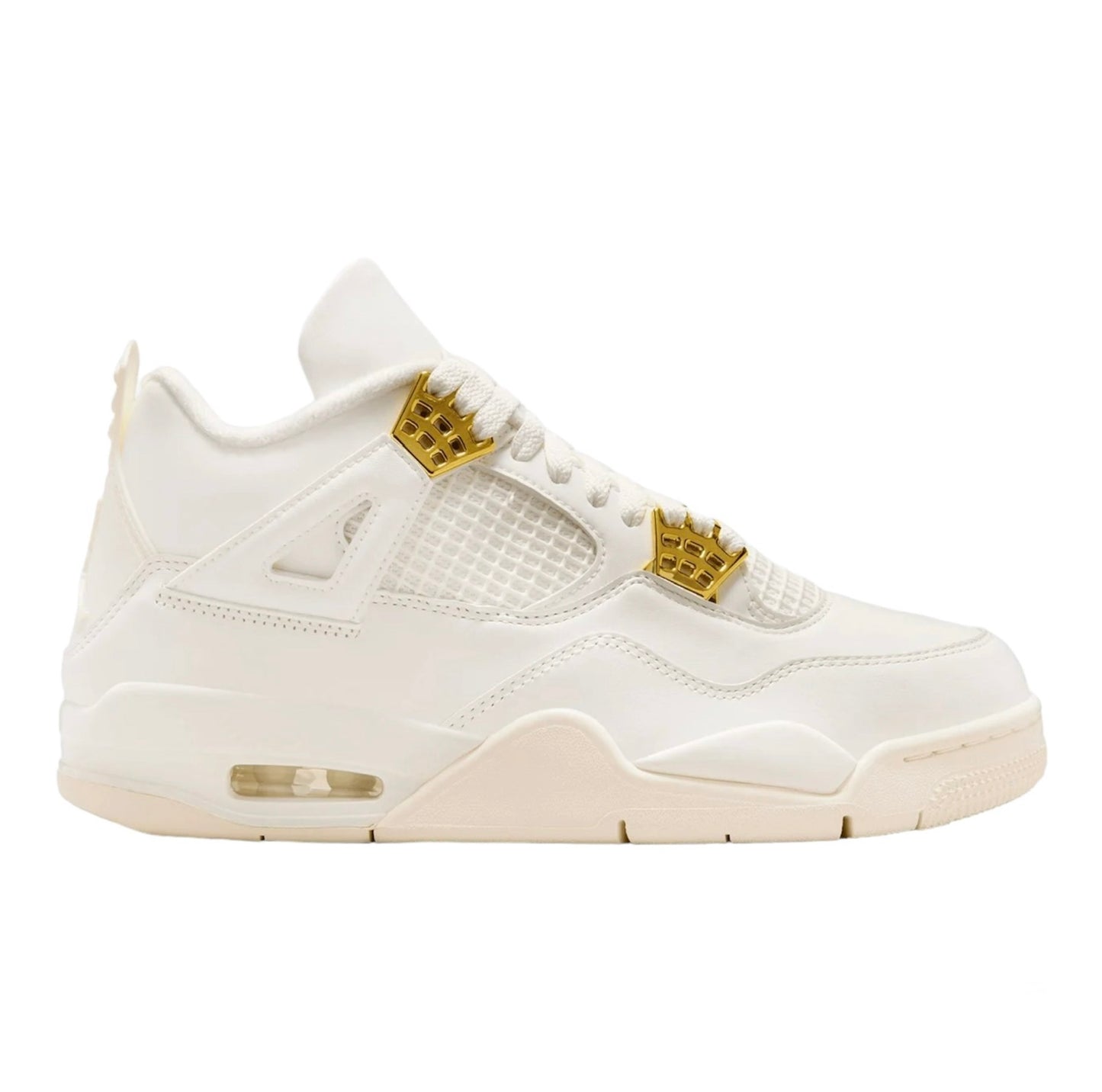 Air Jordan 4 Sail Metallic Gold (W) Streetwearart