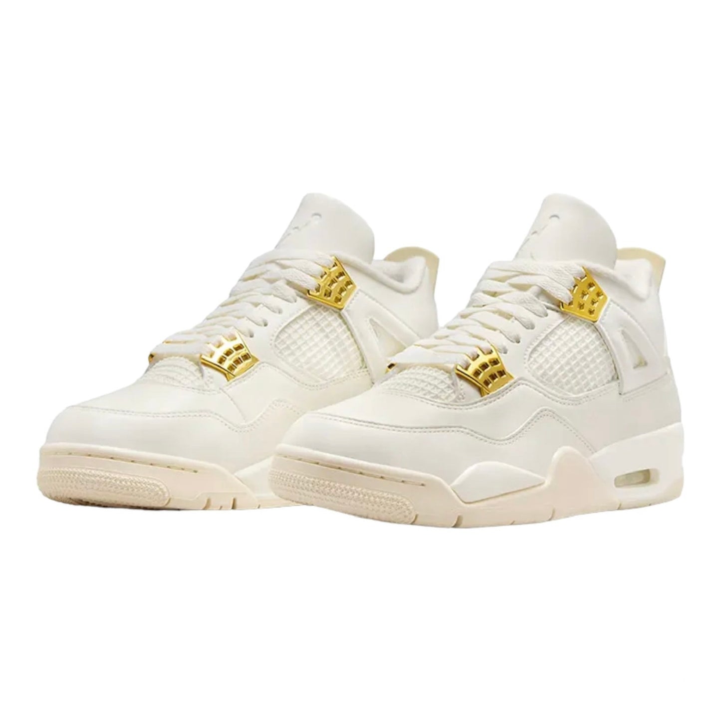 Air Jordan 4 Sail Metallic Gold (W) Streetwearart