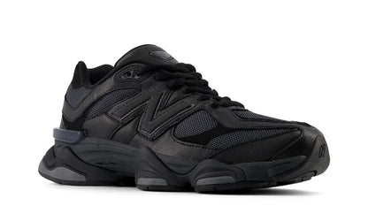 New Balance 9060 Triple Black Leather